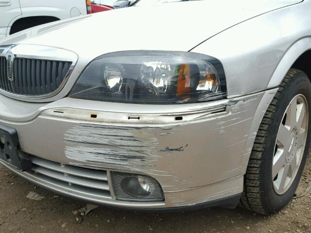 1LNHM86S04Y642722 - 2004 LINCOLN LS SILVER photo 9
