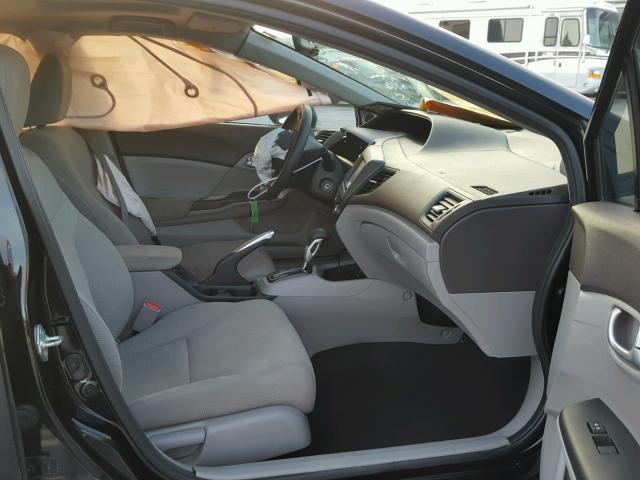 2HGFB2F84CH521558 - 2012 HONDA CIVIC EX შავი ფოტო 5