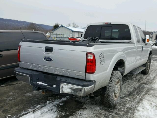 1FT7X2B63FEB74714 - 2015 FORD F250 SUPER SILVER photo 4