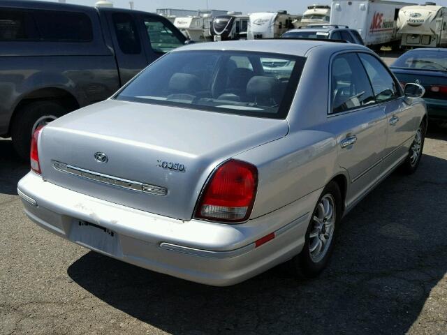 KMHFU45E32A163597 - 2002 HYUNDAI XG350 SILVER photo 4