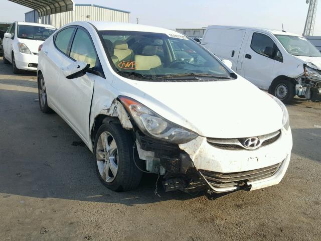 5NPDH4AE2DH316083 - 2013 HYUNDAI ELANTRA GL WHITE photo 1