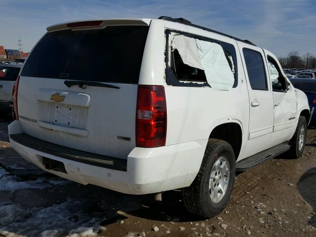 1GNSKJE76CR318596 - 2012 CHEVROLET SUBURBAN K WHITE photo 4