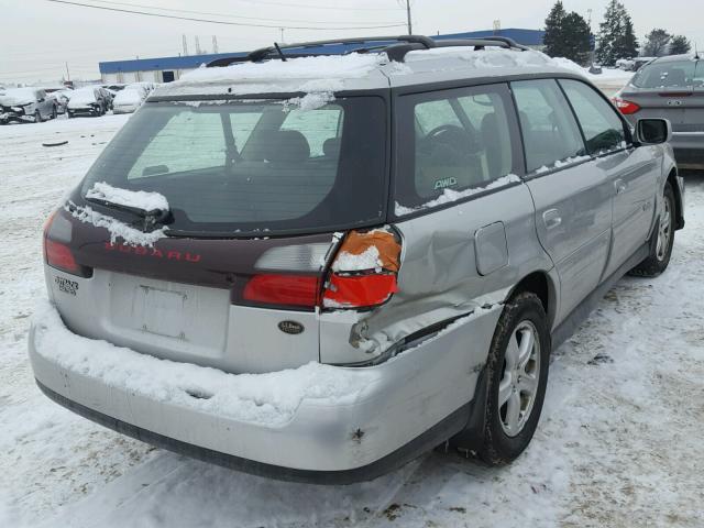 4S3BH806747621589 - 2004 SUBARU LEGACY OUT SILVER photo 4