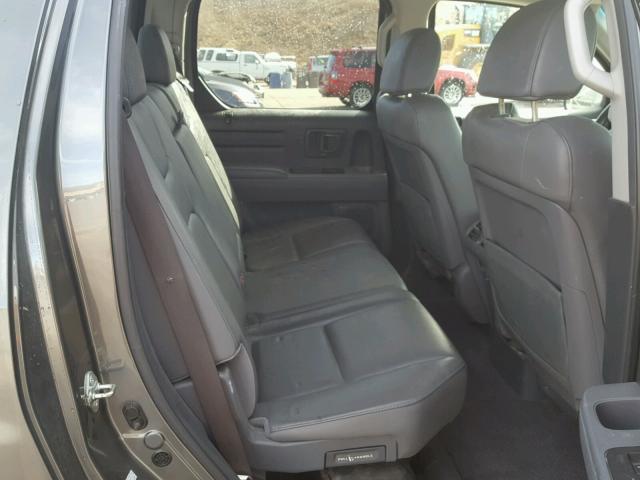 2HJYK16507H534042 - 2007 HONDA RIDGELINE GRAY photo 6