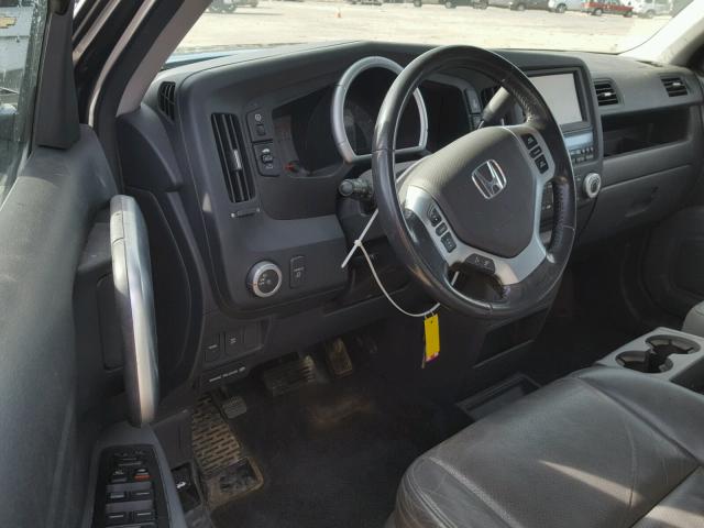 2HJYK16507H534042 - 2007 HONDA RIDGELINE GRAY photo 9