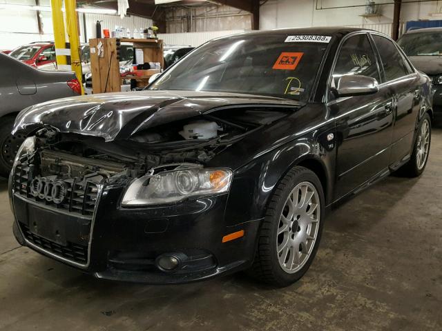 WAUGL78E76A037643 - 2006 AUDI S4 QUATTRO BLACK photo 2