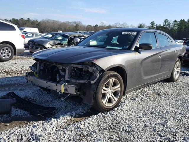 2C3CDXBGXFH916939 - 2015 DODGE CHARGER SE GRAY photo 2