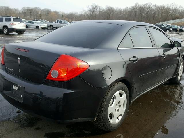 1G2ZF57B484259321 - 2008 PONTIAC G6 VALUE L BLACK photo 4