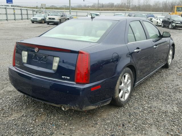 1G6DW67V980100018 - 2008 CADILLAC STS BLUE photo 4