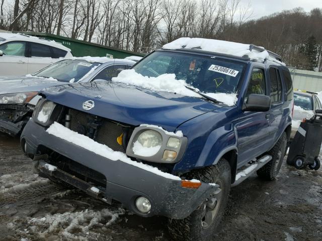 5N1ED28Y43C660718 - 2003 NISSAN XTERRA XE BLUE photo 2