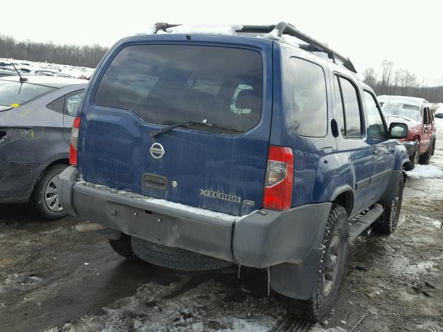 5N1ED28Y43C660718 - 2003 NISSAN XTERRA XE BLUE photo 4