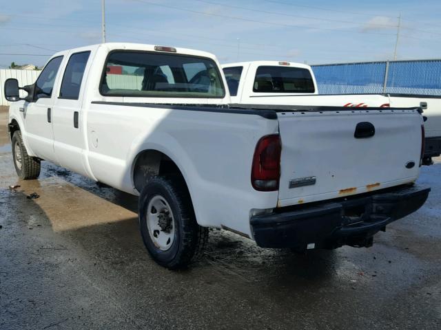 1FTSW20516EC57064 - 2006 FORD F250 SUPER WHITE photo 3