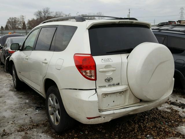 JTMBD31V385211135 - 2008 TOYOTA RAV4 LIMIT WHITE photo 3