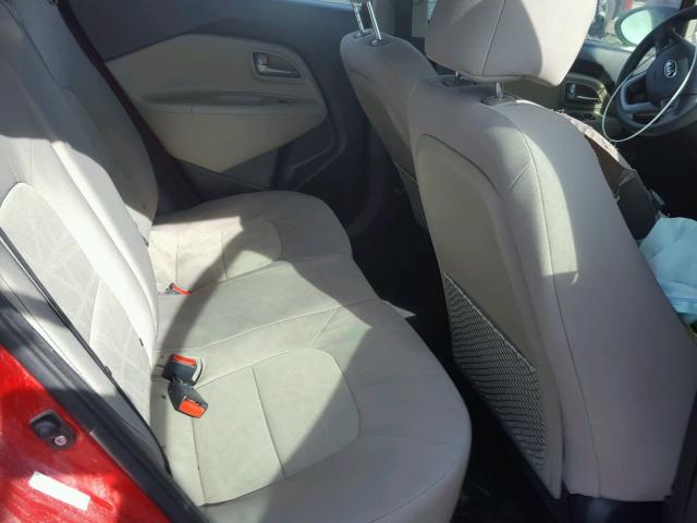 KNADM5A35E6358501 - 2014 KIA RIO LX Կարմիր լուսանկար 6