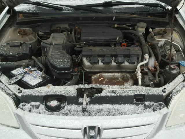 2HGES26762H573761 - 2002 HONDA CIVIC EX SILVER photo 7