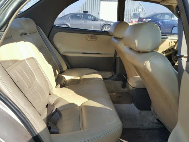 JT8VK13T9P0136986 - 1993 LEXUS ES 300 TAN photo 6