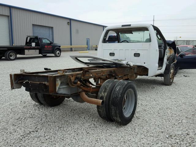 1FDXF46P04EA84432 - 2004 FORD F450 SUPER WHITE photo 4