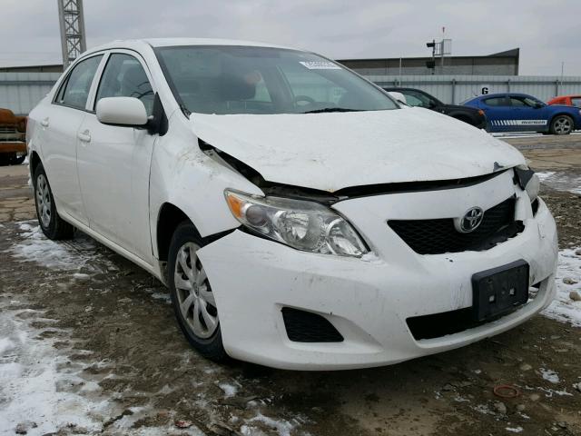 2T1BU4EE5AC279655 - 2010 TOYOTA COROLLA BA WHITE photo 1