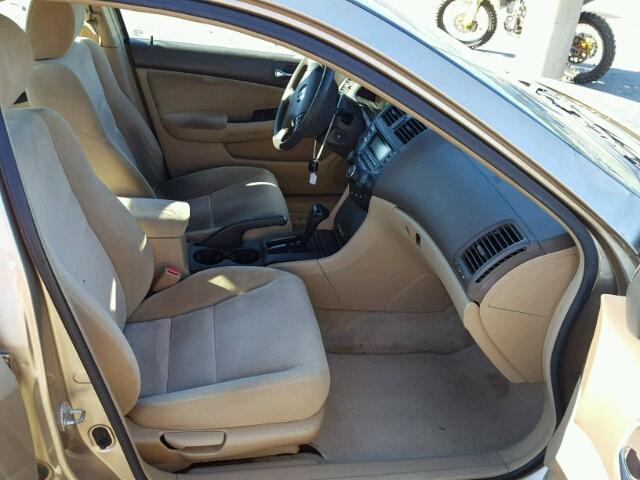 1HGCM56354A173255 - 2004 HONDA ACCORD LX TAN photo 5