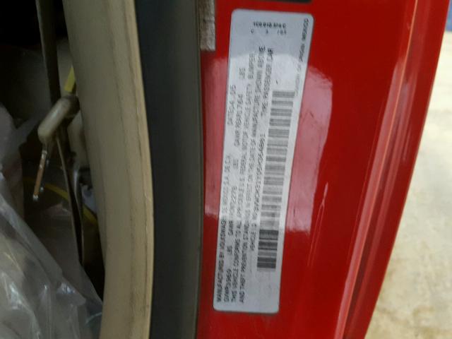 3VWCM31Y05M364881 - 2005 VOLKSWAGEN NEW BEETLE 红色 照片 10