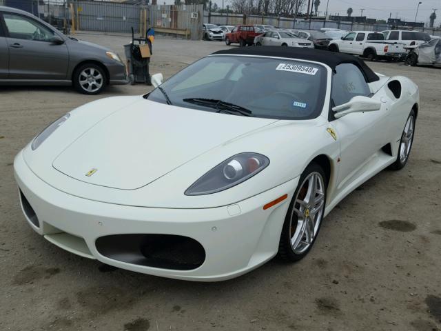 ZFFEW59AX70152179 - 2007 FERRARI F430 SPIDE WHITE photo 2