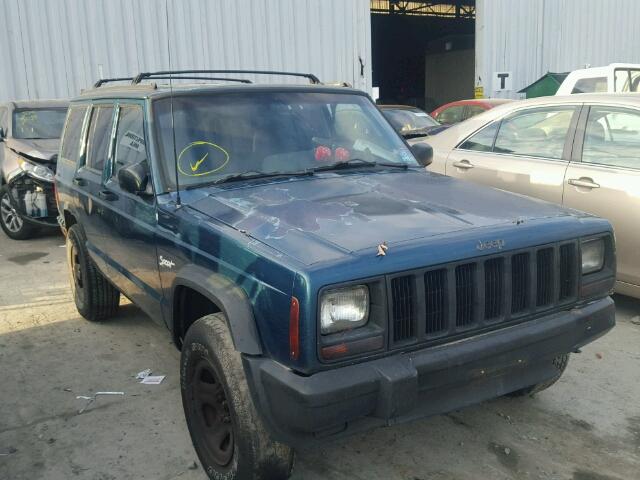 1J4FJ68S0VL545793 - 1997 JEEP CHEROKEE S GREEN photo 1