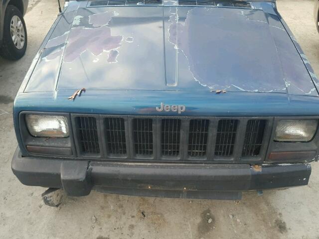 1J4FJ68S0VL545793 - 1997 JEEP CHEROKEE S GREEN photo 7