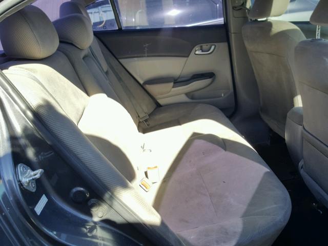 2HGFB2F86CH521223 - 2012 HONDA CIVIC EX 灰色 照片 6