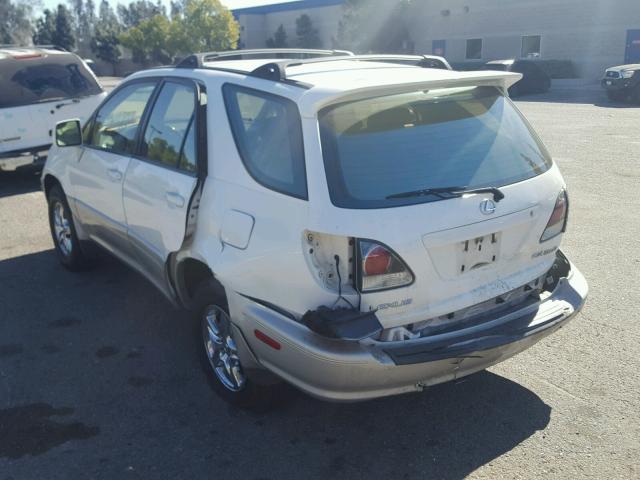 JTJHF10U120287472 - 2002 LEXUS RX 300 WHITE photo 3