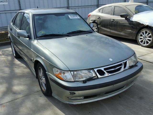 YS3DF58K522030498 - 2002 SAAB 9-3 SE GREEN photo 1