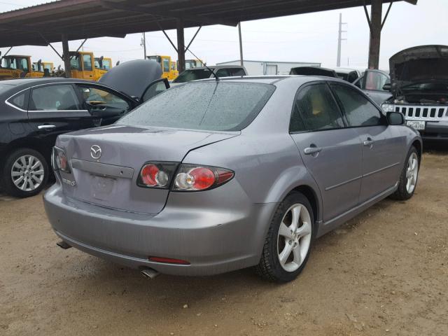 1YVHP80C685M31653 - 2008 MAZDA 6 I SILVER photo 4