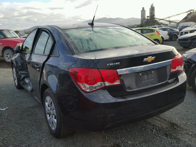 1G1PA5SG0D7226595 - 2013 CHEVROLET CRUZE LS BLACK photo 3