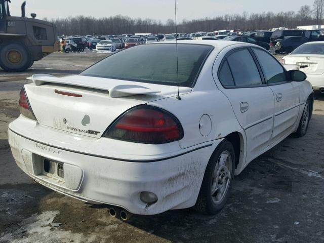 1G2NW52E44C152348 - 2004 PONTIAC GRAND AM G WHITE photo 4