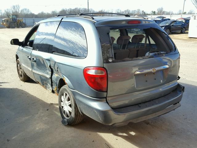 2A4GP54L46R919603 - 2006 CHRYSLER TOWN & COU BLUE photo 3