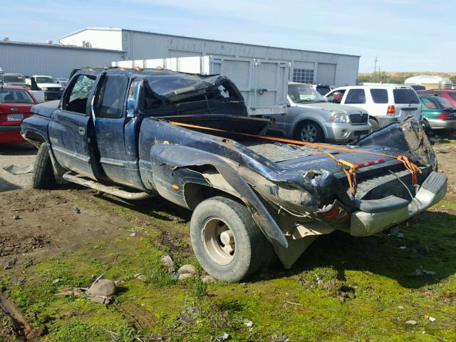 1B7MF33731J594119 - 2001 DODGE RAM 3500 BLACK photo 3