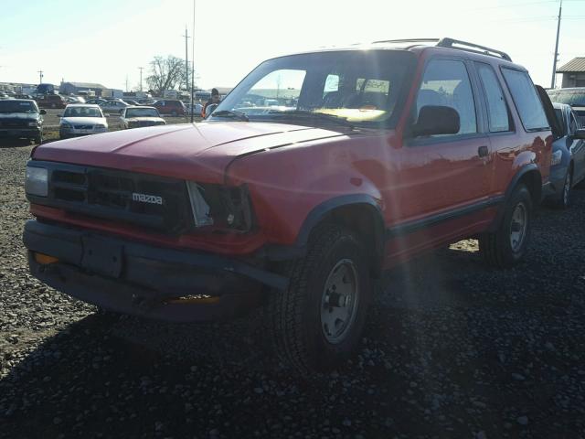 4F2CU44X5NUM08977 - 1992 MAZDA NAVAJO LX RED photo 2