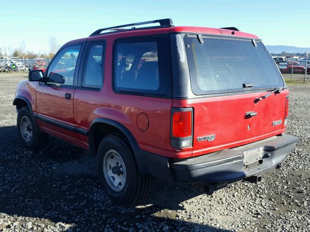 4F2CU44X5NUM08977 - 1992 MAZDA NAVAJO LX RED photo 3