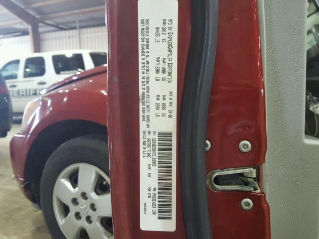 1B3HB28B47D182093 - 2007 DODGE CALIBER RED photo 10