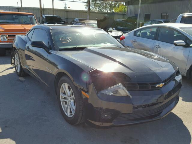 2G1FA1E35F9152721 - 2015 CHEVROLET CAMARO LS BLACK photo 1