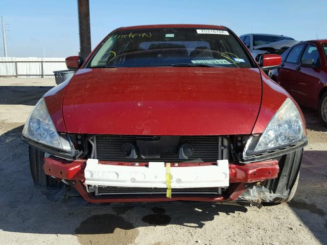 1HGCM56307A037538 - 2007 HONDA ACCORD SE BURGUNDY photo 9