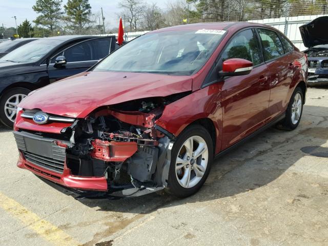 1FADP3F26DL355112 - 2013 FORD FOCUS SE RED photo 2