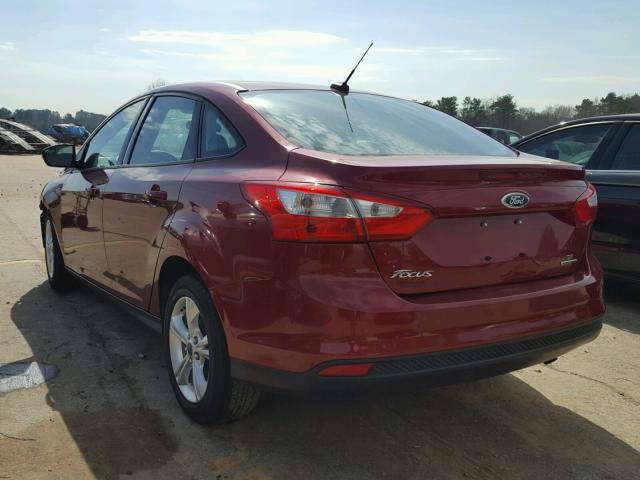 1FADP3F26DL355112 - 2013 FORD FOCUS SE RED photo 3