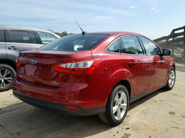 1FADP3F26DL355112 - 2013 FORD FOCUS SE RED photo 4