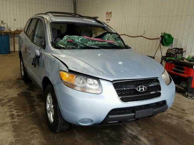 5NMSG13D07H115667 - 2007 HYUNDAI SANTA FE G BLUE photo 1