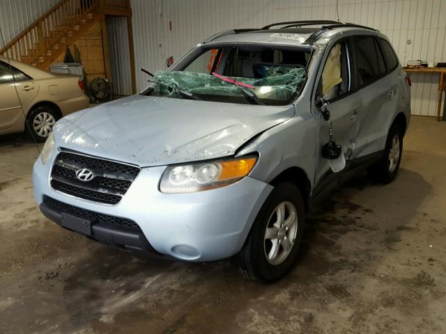 5NMSG13D07H115667 - 2007 HYUNDAI SANTA FE G BLUE photo 2