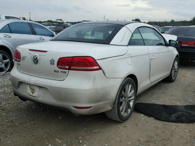 WVWBW7AH8CV022131 - 2012 VOLKSWAGEN EOS KOMFOR WHITE photo 4