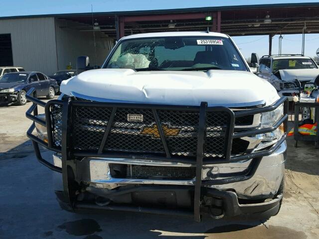 1GC2KVCG2DZ106279 - 2013 CHEVROLET SILVERADO WHITE photo 9