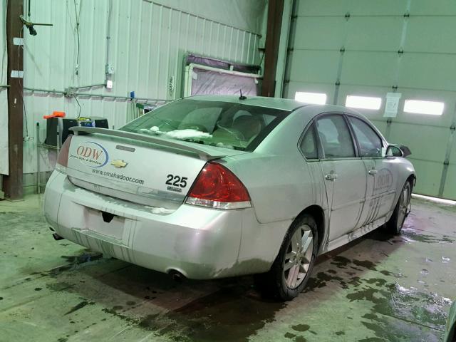 2G1WU57MX91276345 - 2009 CHEVROLET IMPALA LTZ SILVER photo 4