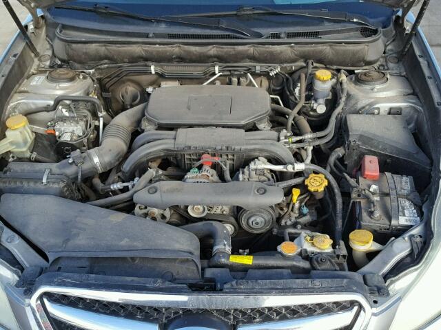 4S3BMBB66B3231089 - 2011 SUBARU LEGACY 2.5 SILVER photo 7