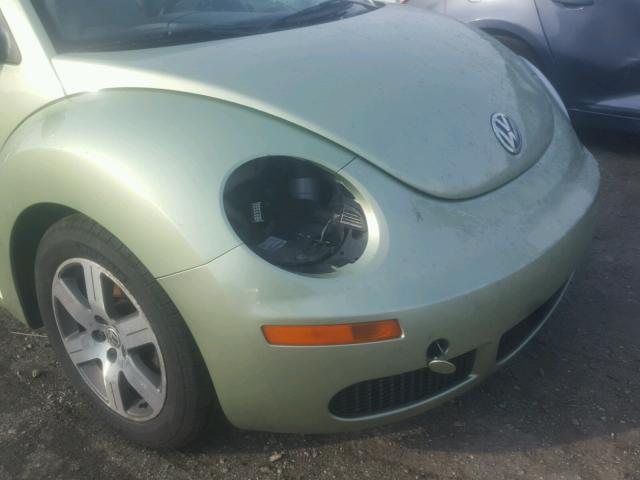 3VWRR31C06M405589 - 2006 VOLKSWAGEN NEW BEETLE მწვანე ფოტო 9